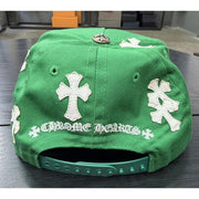 Chrome Hearts CH Green Cross Trucker Hat