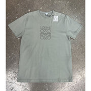 Loewe Anagram Center Logo Green T-Shirr
