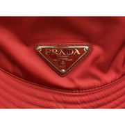 Prada Red Re-Nylon Bucket Hat Size Small