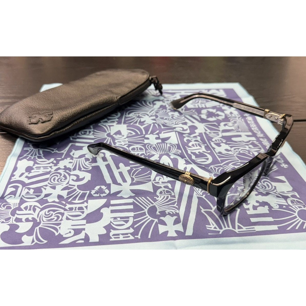 Chrome Hearts Celibussy Glasses Black/Silver
