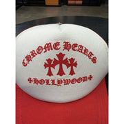 Chrome Hearts Red King Taco Trucker Hat