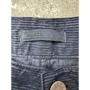 Prada Corduroy Navy Loose Fit Pants