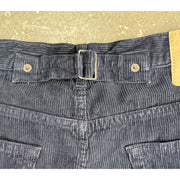 Prada Corduroy Navy Loose Fit Pants