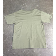 Celine Logo Print Sage Green T-Shirt