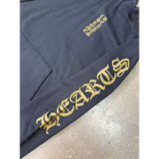 Chrome Hearts Script Logo Olive & Black Pullover Hoodie