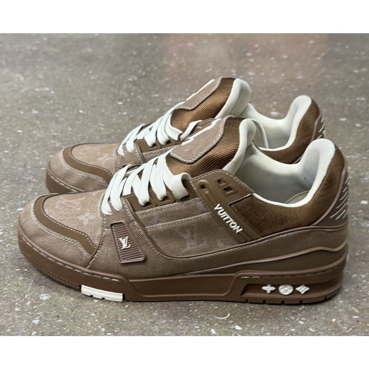 Louis Vuitton Trainer Brown Monogram Sneakers