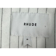 Rhude Twill Stripe Mechanic Button Up Shirt