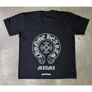 Chrome Hearts Miami Horseshoe Black T-Shirt
