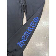 Chrome Hearts Blue Horseshoe Logo Sweatpants