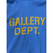 Gallery Dept 90s Logo Gold/Blue Pullover Hoodie