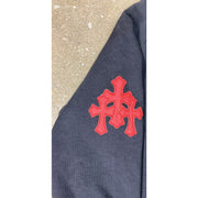 Chrome Hearts Paper Jam Navy Crewneck