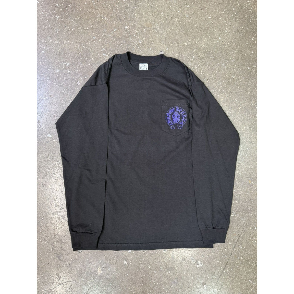 Chrome Hearts Staff Vine Dagger Purple Longsleeve T-Shirt