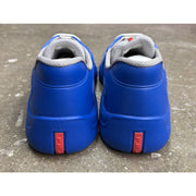 Prada Americas Cup Soft Rubber Blue Grey Sneakers