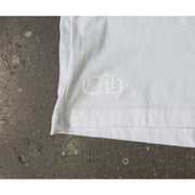 Chrome Hearts USA Scroll Logo White T-Shirt