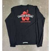 Chrome Hearts Honolulu Exclusive Hibiscus Black Longsleeve