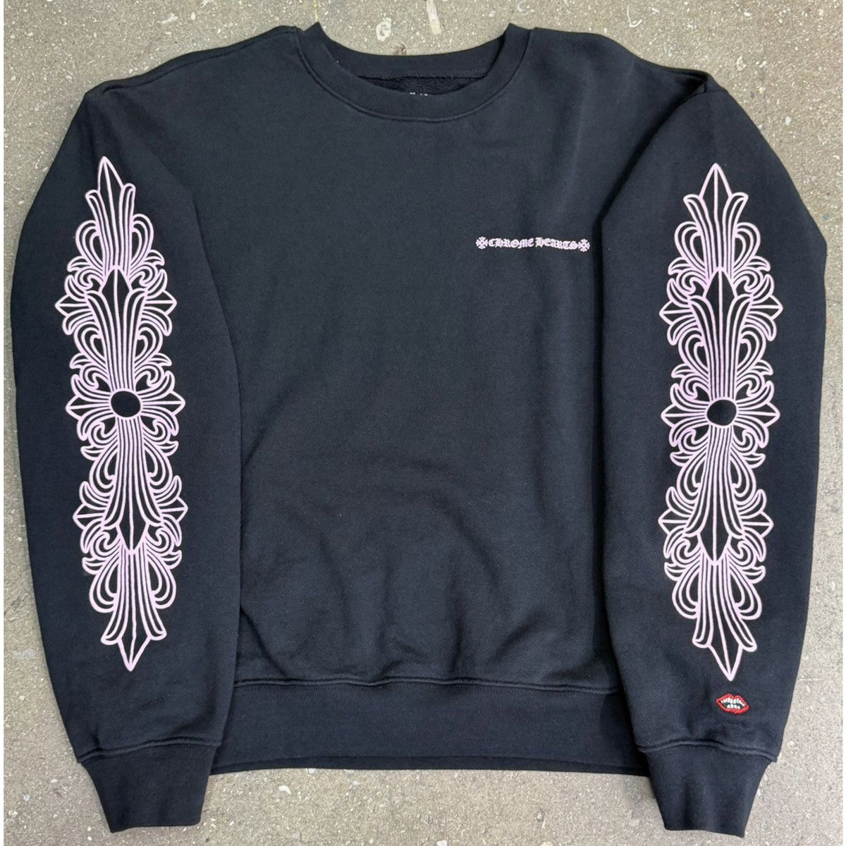 Chrome Hearts Matty Boy Friends And Family Pink Crewneck