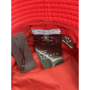 Prada Red Re-Nylon Bucket Hat Size Small