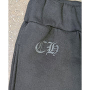 Chrome Hearts Gradient Floral Black Sweatpants