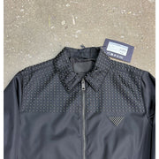 Prada Studded Nylon Black Jacket