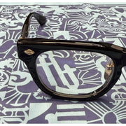 Chrome Hearts Baggins A Black/18K Gold Plated Glasses