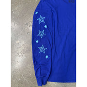 Chrome Hearts Star Logo Blue Longsleeve T-Shirt