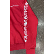 Chrome Hearts Red Scroll Hoodie