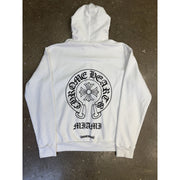 Chrome Hearts Miami Horseshoe Logo White Hoodie
