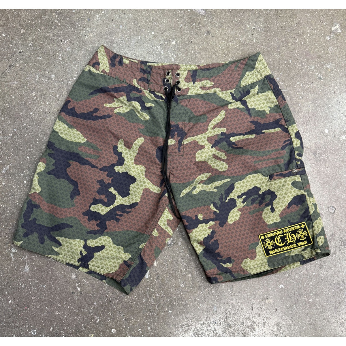 Chrome Hearts Camo Board Shorts