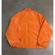 Dior Orange Nylon Zip Up Jacket