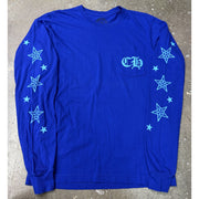 Chrome Hearts Star Logo Blue Longsleeve T-Shirt
