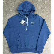 Louis Vuitton Signature Embroidered Navy Pullover Hoodie