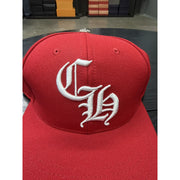 Chrome Hearts Red CH Baseball Hat