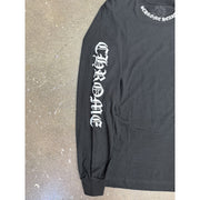Chrome Hearts Neck Logo Script Longsleeve T-Shirt