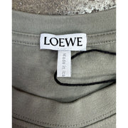 Loewe Anagram Center Logo Green T-Shirr
