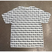 Miu Miu Print Cotton T-Shirt