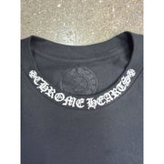 Chrome Hearts Neck Logo Script Longsleeve T-Shirt