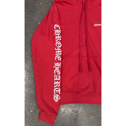 Chrome Hearts Red Scroll Hoodie