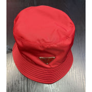 Prada Red Re-Nylon Bucket Hat Size Small