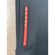 Prada Linea Rossa Technical Fabric Black Sweatpants