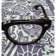 Chrome Hearts Baggins A Black/18K Gold Plated Glasses