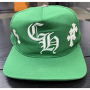 Chrome Hearts CH Green Cross Trucker Hat