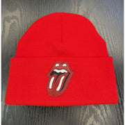 Chrome Hearts Rolling Stones Tongue Red Beanie