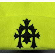 Chrome Hearts Triple Cross Neon Beanie