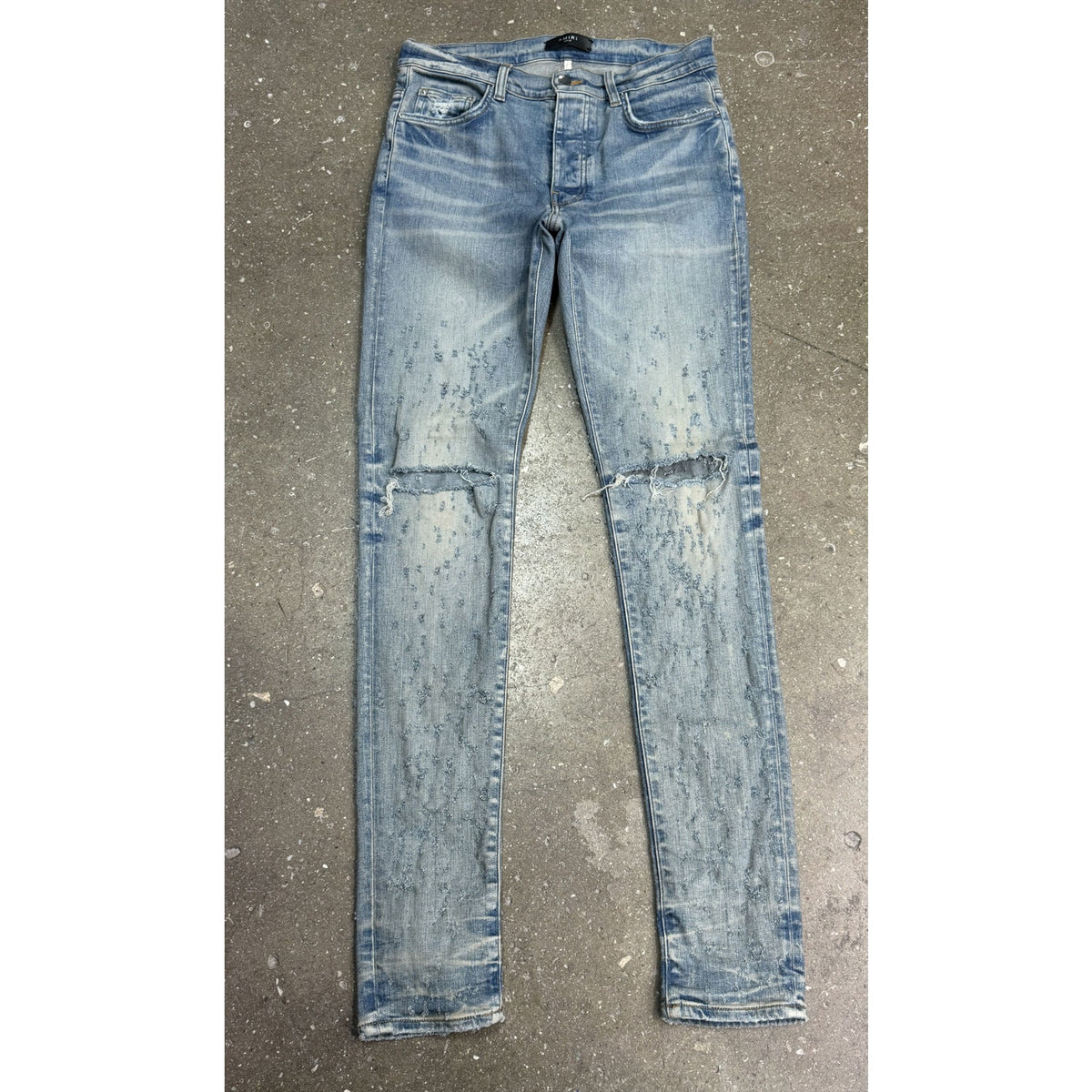Amiri Shotgun Distressed Jeans