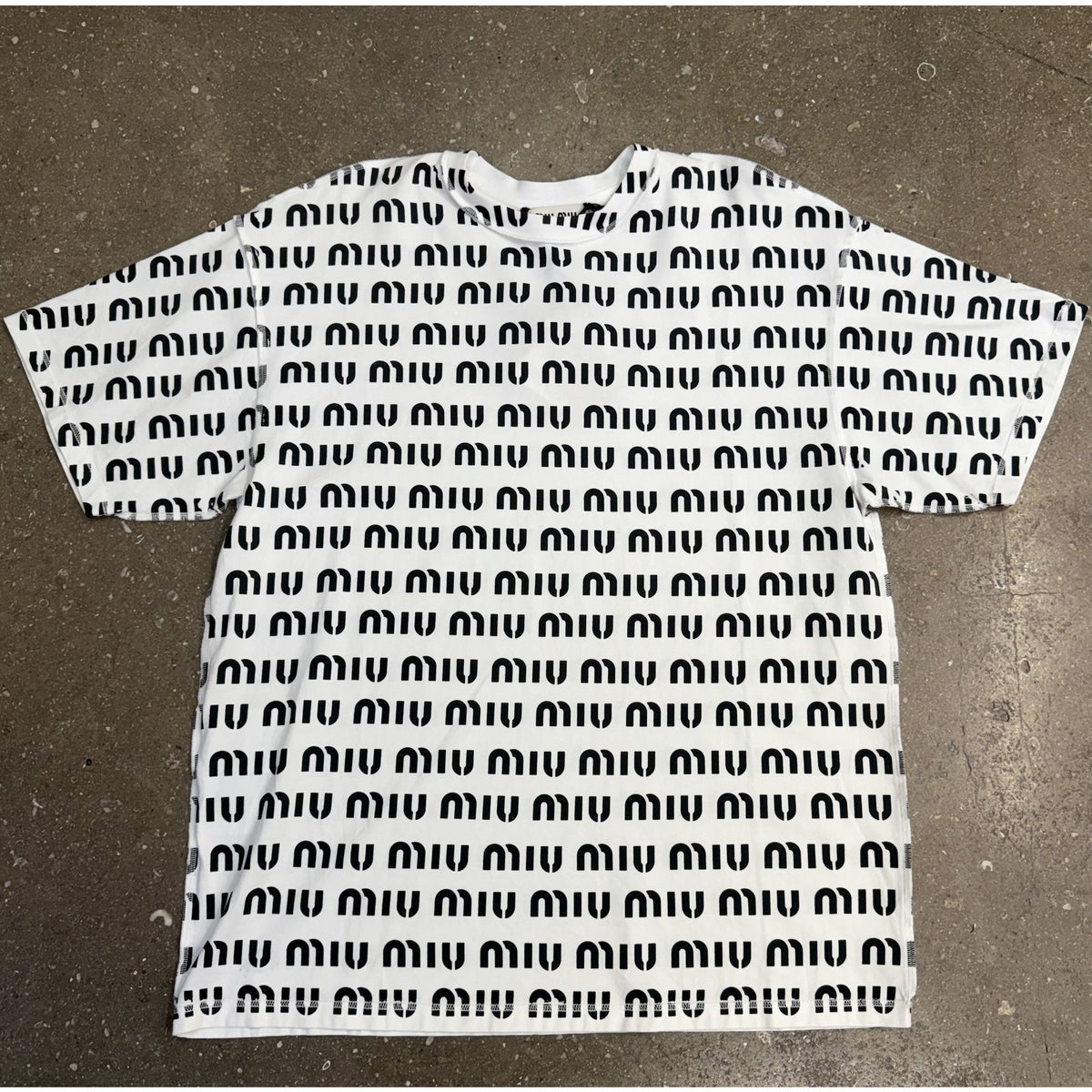 Miu Miu Print Cotton T-Shirt