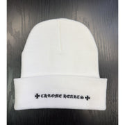 Chrome Hearts CH Logo White Beanie