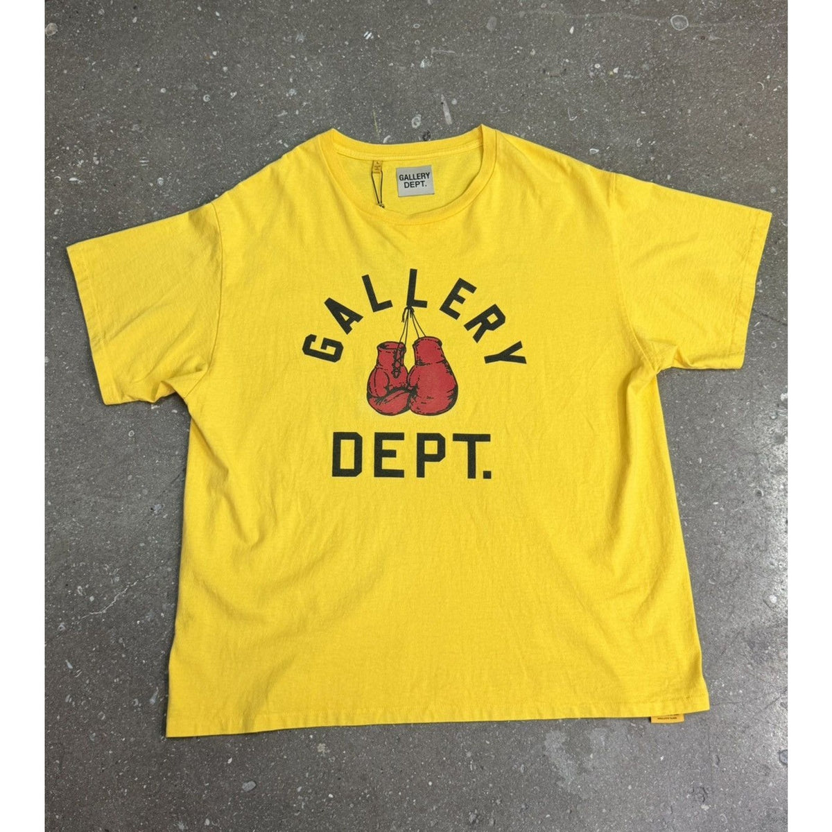 Gallery Dept. Boxing Yellow T-Shirt