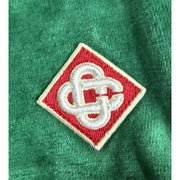 Casablanca Green Velour Athletic Shorts