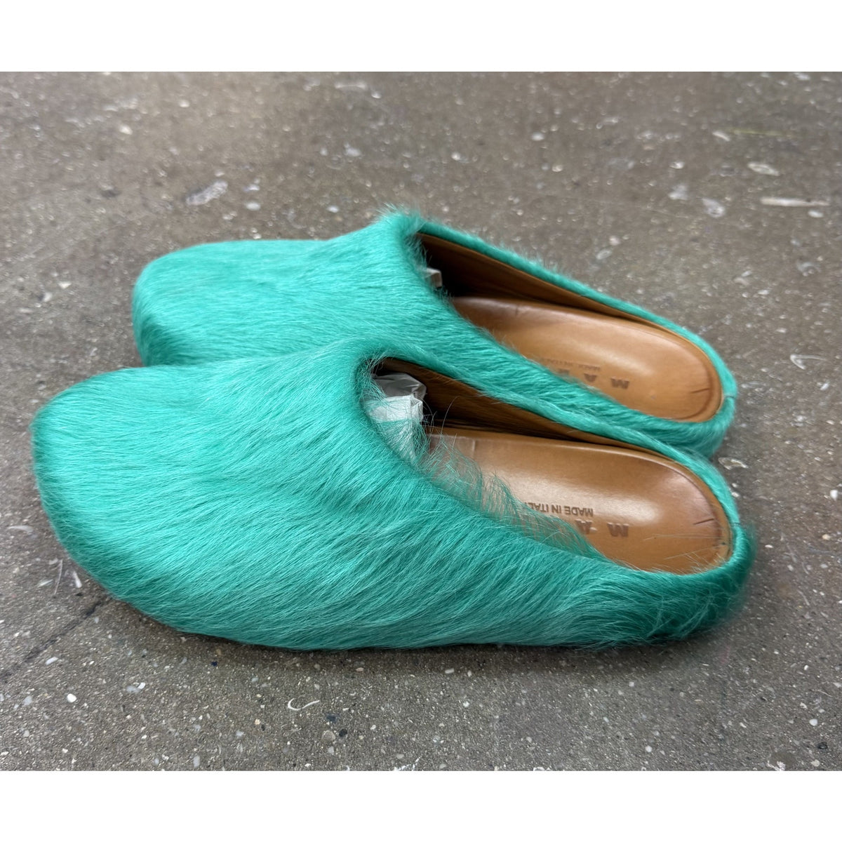 Marni Fussbett Sabot Iris Blue
