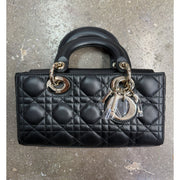 Christian Dior Medium Lady D-Joy Black Cannage Bag - Gold Hardware - Brand New